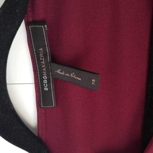 BCBG Maxazria bordeaux Alannah dress - Picture 3 of 6